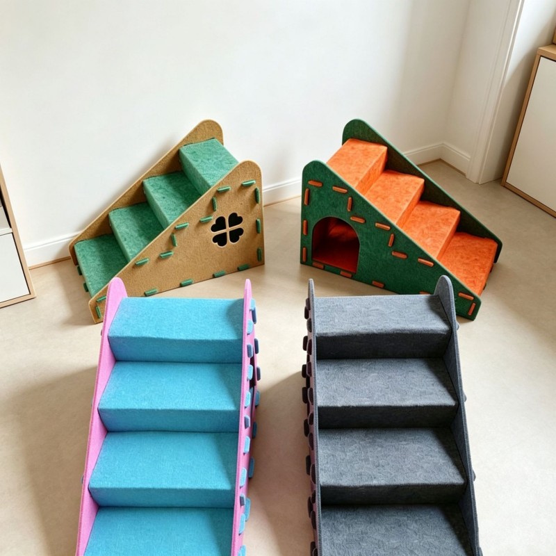 Felt Stair Cat House