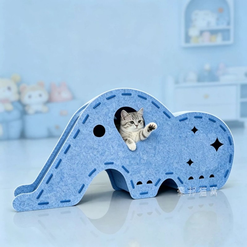 Felt Tunnel Cat House
